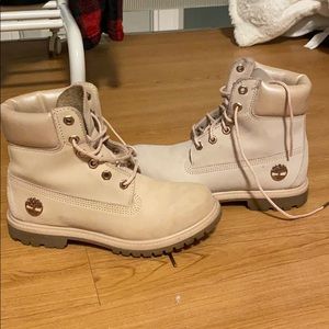 Rose Gold Timberlands